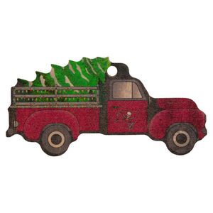 Officially Licensed NFL Wooden Truck Tampa Bay Buccaneers Ornament